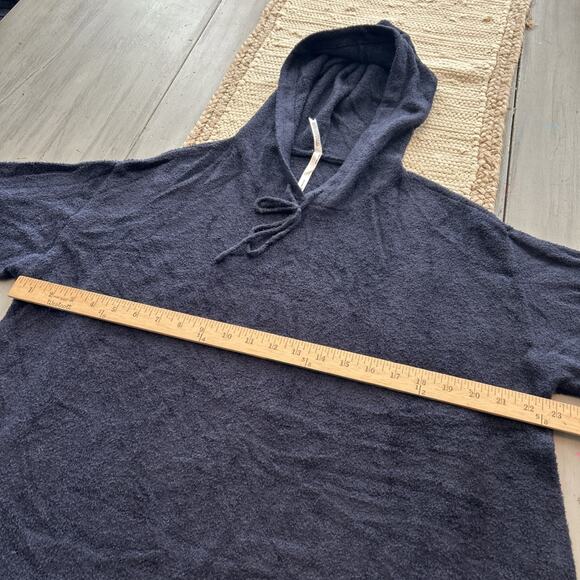 Soma Ultra Plush Hoodie Lounge Knit Pullover Blue Midnight Skies Size XL - Picture 4 of 6